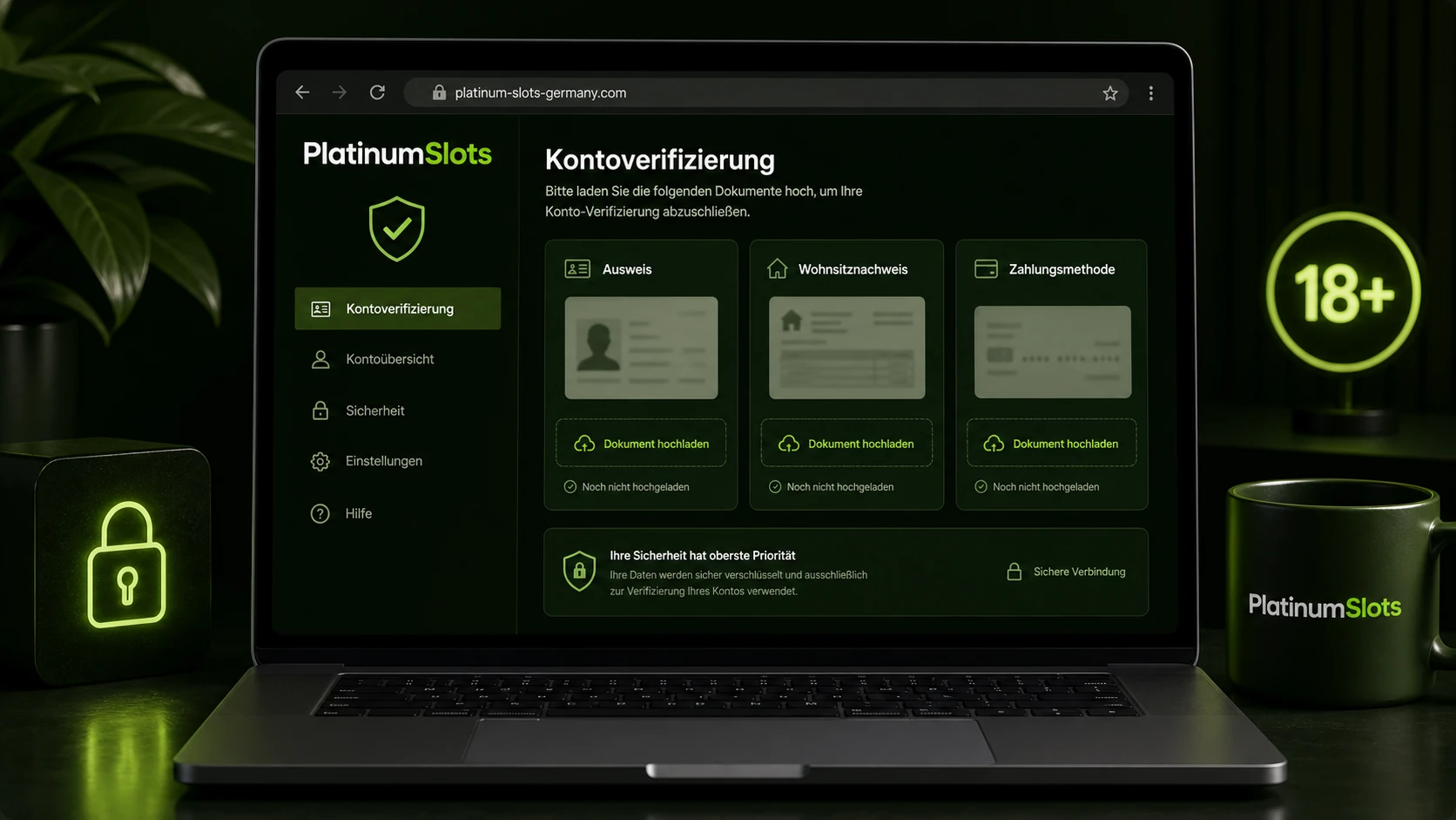 Verifizierung des Kontos